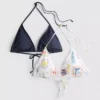 2’li paket üçgen bikini üstü 2’li paket üçgen bikini üstü