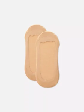 2’li paket görünmez ayak parmağı çorapları