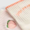 2’li paket pamuk ağırlıklı çeyrek boy şeftali rengi yoga çorapları 2’li paket pamuk ağırlıklı çeyrek boy şeftali rengi yoga çorapları