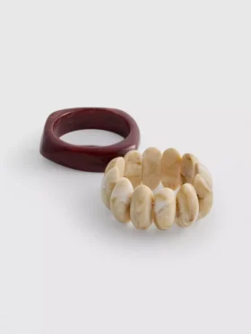 2’li paket Paula Echevarría reçine bileklikler 2’li paket Paula Echevarría reçine bileklikler