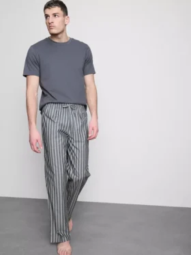 2’li paket poplin pijama pantolonu