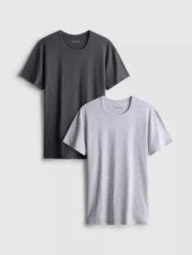 2’li paket temel kısa kollu şort