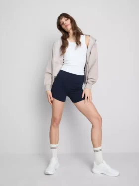 2’li paket yüksek bel yoga şortu