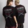 21 Savage kısa kollu tişört