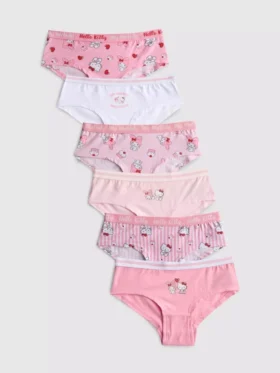 3-15 yaş | 6’lı paket Hello Kitty hipster külot 3-15 yaş | 6’lı paket Hello Kitty hipster külot