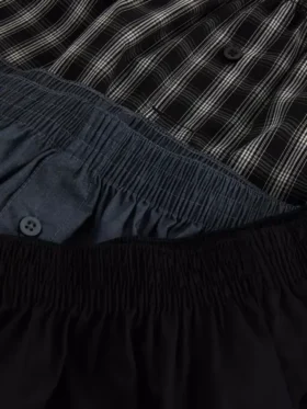 3’lü dokuma boxer şortlar seti