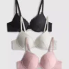 3’lü paket, baştan aşağı dantelli push-up sütyenler 3’lü paket, baştan aşağı dantelli push-up sütyenler