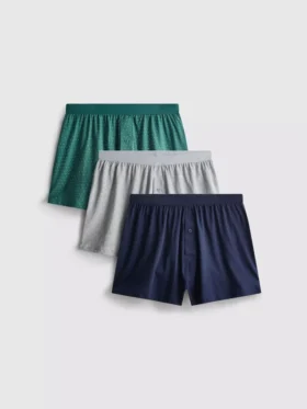 3’lü paket bol kesim boxer şort