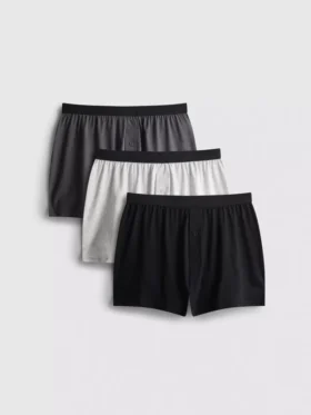 3’lü paket bol kesim boxer şort