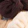 3’lü paket buruşuk saç lastiği