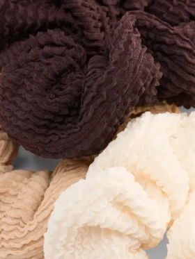 3’lü paket buruşuk saç lastiği