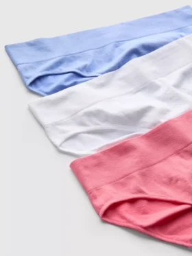 3’lü paket dikişsiz büzgülü mini külot