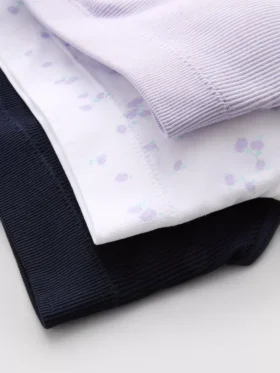 3’lü paket dikişsiz dantel süslemeli braletler