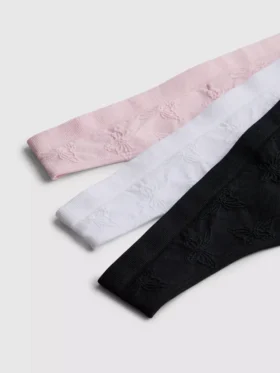 3’lü paket dikişsiz jakarlı tanga