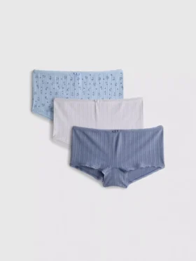 3’lü paket dikişsiz mini erkek şortu
