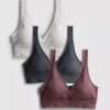 3’lü paket dikişsiz V yakalı braletler 3’lü paket dikişsiz V yakalı braletler