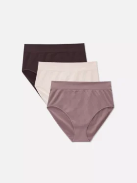 3’lü paket dikişsiz yüksek bel külot
