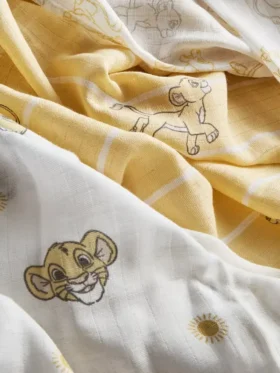 3’lü paket Disney’in Aslan Kral muslin giyim ürünleri