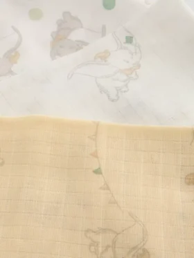 3’lü paket Disney’in Dumbo muslin kareleri
