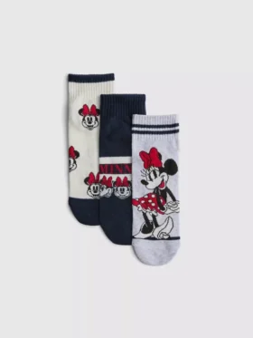 3’lü paket Disney Minnie Mouse ayak bileği çorapları