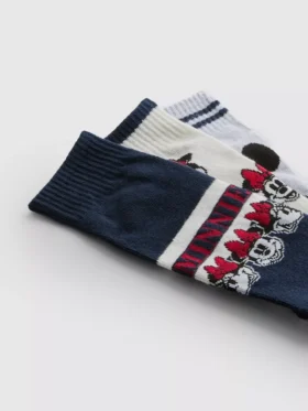 3’lü paket Disney Minnie Mouse ayak bileği çorapları