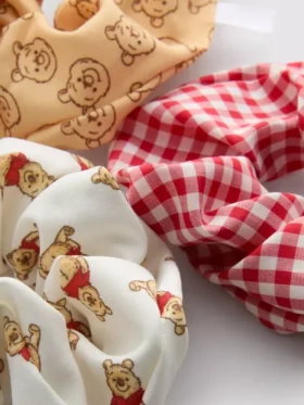 3’lü paket Disney Winnie the Pooh desenli saç lastiği
