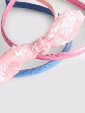 3’lü paket fiyonklu saç bantları