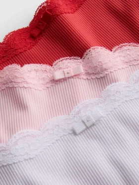 3’lü paket mikrofiber nervürlü hipster külot