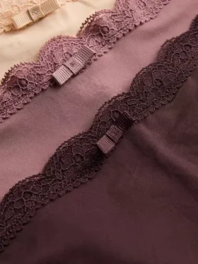 3’lü paket mikrofiber nötr renkli hipster külot