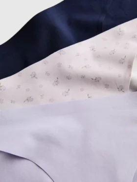 3’lü paket pamuk ağırlıklı görünmez mini külot