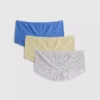 3’lü paket pointelle mini erkek çocuk şortu