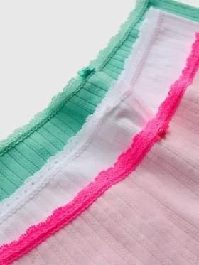 3’lü paket pointelle mini erkek çocuk şortu