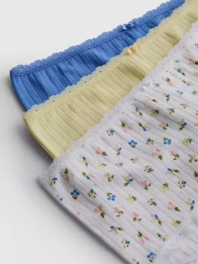 3’lü paket pointelle mini erkek çocuk şortu