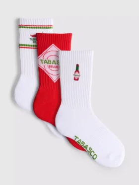 3’lü paket tabasco çorapları