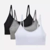 3’lü paket teli olmayan kısa cami bralette 3’lü paket teli olmayan kısa cami bralette