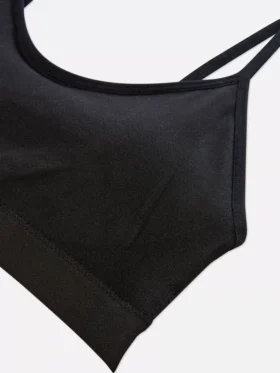 3’lü paket teli olmayan kısa cami bralette