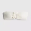 3D çiçekli bandeau bikini üstü 3D çiçekli bandeau bikini üstü