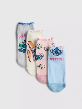 4’lü paket Disney’in Stitch sneaker çorapları
