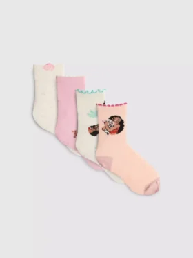 4’lü paket Disney Moana ayak bileği çorapları