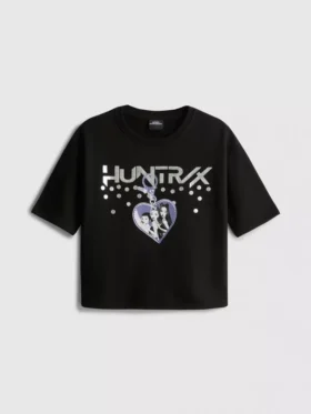 5-15 yaş | K-Pop Demon Hunters bol kesim tişört 5-15 yaş | K-Pop Demon Hunters bol kesim tişört