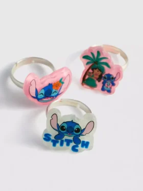5’li paket Disney’in Stitch charm yüzükleri