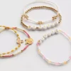 5’li paket Disney Winnie the Pooh boncuklu charm bilezikler