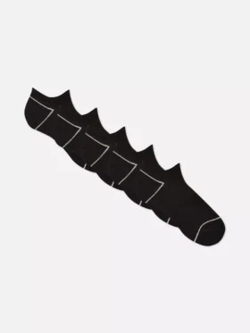 5’li paket havlu dokulu sneaker çorapları