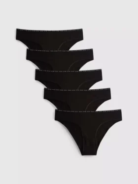 5’li paket Love to Lounge pamuk ağırlıklı Brezilya tarzı külotlar 5’li paket Love to Lounge pamuk ağırlıklı Brezilya tarzı külotlar