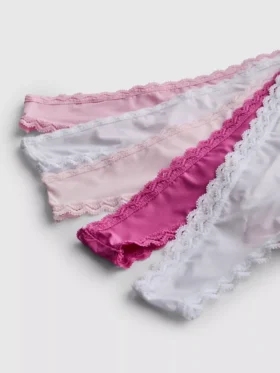 5’li paket mikrofiber dantel kenarlı tanga 5’li paket mikrofiber dantel kenarlı tanga