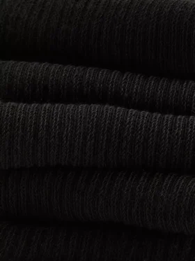 5’li paket nervürlü çeyrek çorap