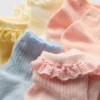 5’li paket nervürlü fırfırlı çeyrek boy çorap 5’li paket nervürlü fırfırlı çeyrek boy çorap