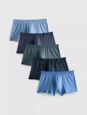 5’li paket nervürlü premium boxer şort