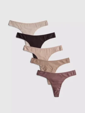 5’li paket nötr renkli pamuklu tanga