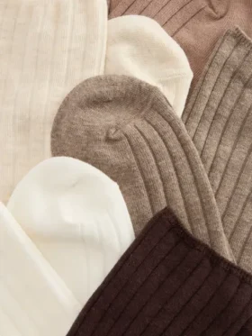 5’li paket pamuk ağırlıklı karışık renkli kısa çoraplar 5’li paket pamuk ağırlıklı karışık renkli kısa çoraplar